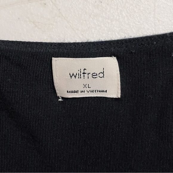 Aritzia Wilfred Lydia Ruched Mini Dress in Black - Picture 10 of 11